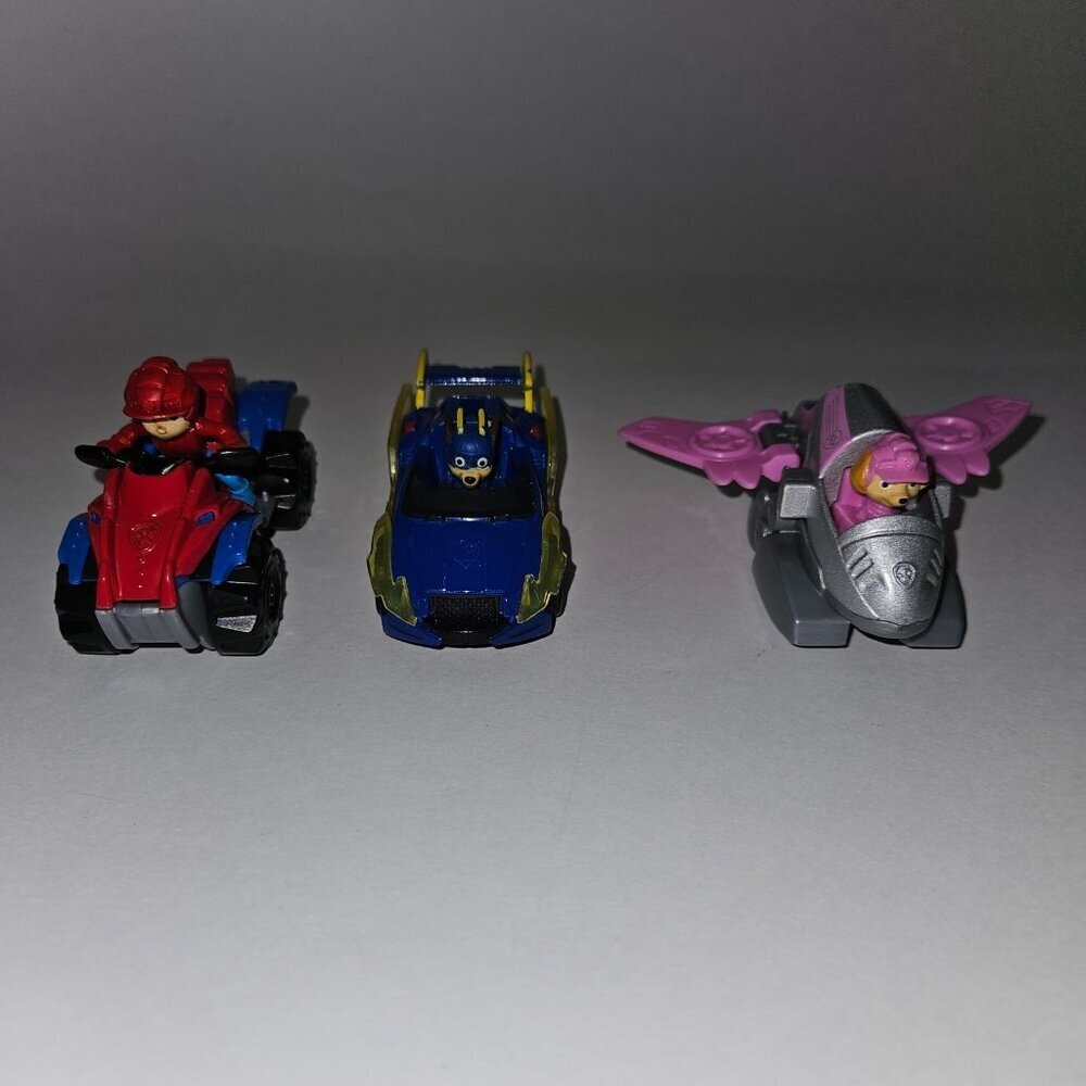 PAW Patrol Vehicle Lot Ryder Chase Skye Jet Dino Rescue Diecast/Plastic
